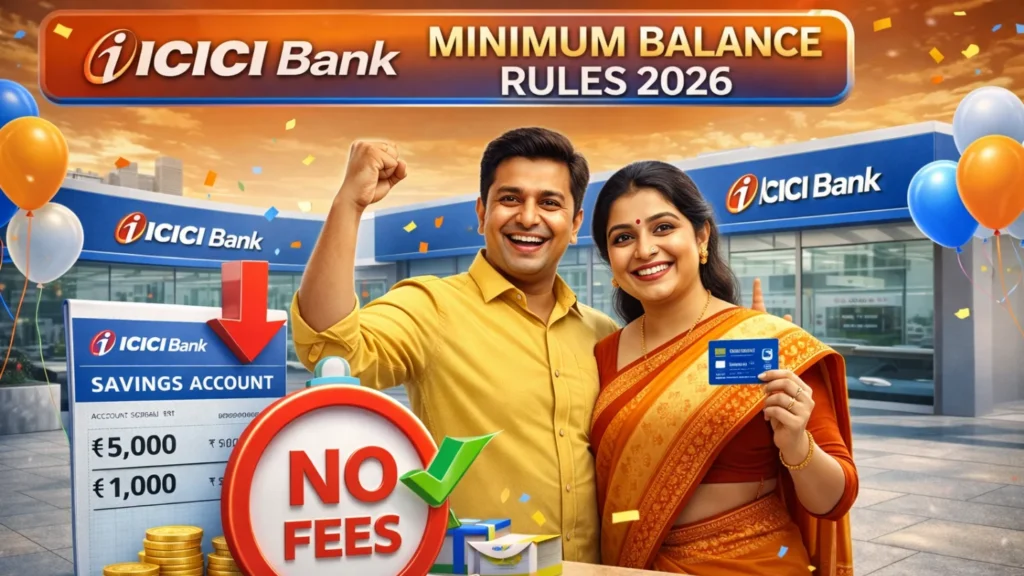 ICICI Bank Minimum Balance Rules 2026