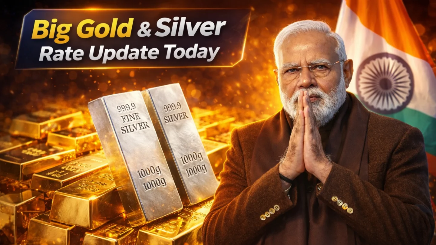 Big Gold & Silver Rate Update Today